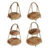 for Wedding Party Plastic Manual Fruit Storage Tray Snack Rack Afternoon Tea Tray Dried Fruit Tray
