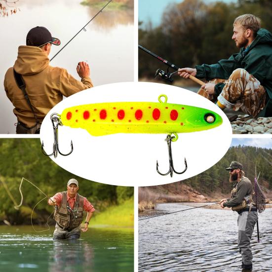 7cm/8cm rybářská návnada s trojháčkem Realisticky vypadající zářivá barva Kompaktní velikost Přenosná slaná bionická návnada Swimbait