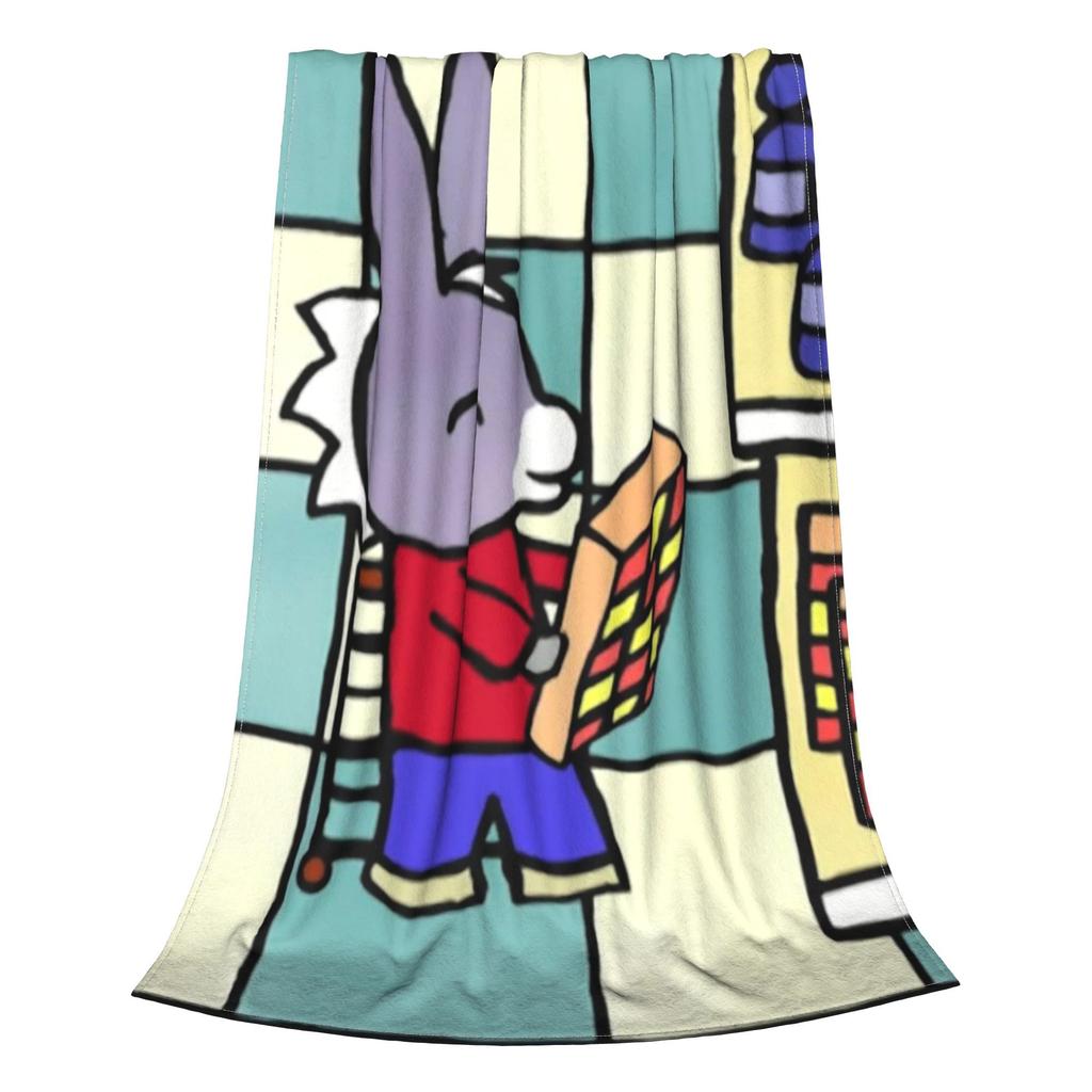 Trotro Collage Cute Cartoon Blanket Portable Fleece Sofa Throw Blanket for Couch Bedding Travel Throws Bedspread Quilt