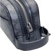 Coach Coated Canvas With Calfskin Travel Storage Bag Trumpets Mens Black