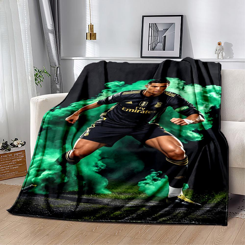 Ronaldo Juventus Legacy Blanket Soft & Cozy Great for Bedding Seaside Bed Four Seasons Universal Modern Style