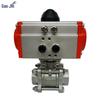 Gaojin 304 Stainless Steel Pneumatic Ball Valve