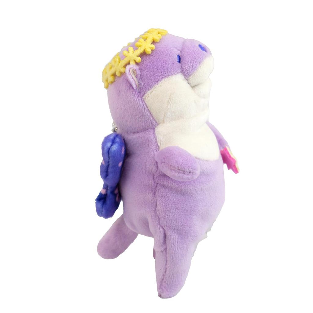 Morisaka Global Mochi Otter Fairy 7 X 6 X 14 Plush Perfect for Plush Soft To the Cute Mochi Series Mini, Purple, Cm, Otter, Fairy, Pastel,