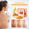 2× Turmeric Soap Skin Whitening Dark Spots Lightening Acne Brightening Turmeric