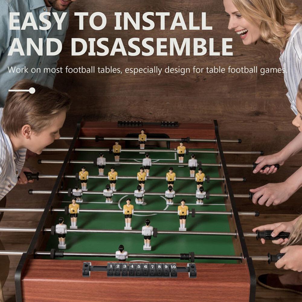 2 Stück 10 Zahlen Tischfußball Anzeigetafel Bootsform Punktezähler Spiel Punktezähleinheiten Geschenke