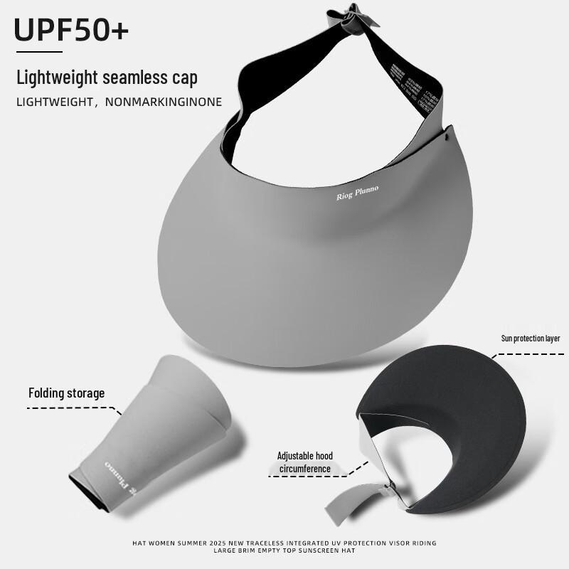 

Open-Top UV Protection Sun Visor Hat