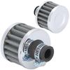 CHASO 2pcs Air Set Air Filter Breather Filter Power Filter Motorbike Moped Scooter Motorcycle 12mm Silver