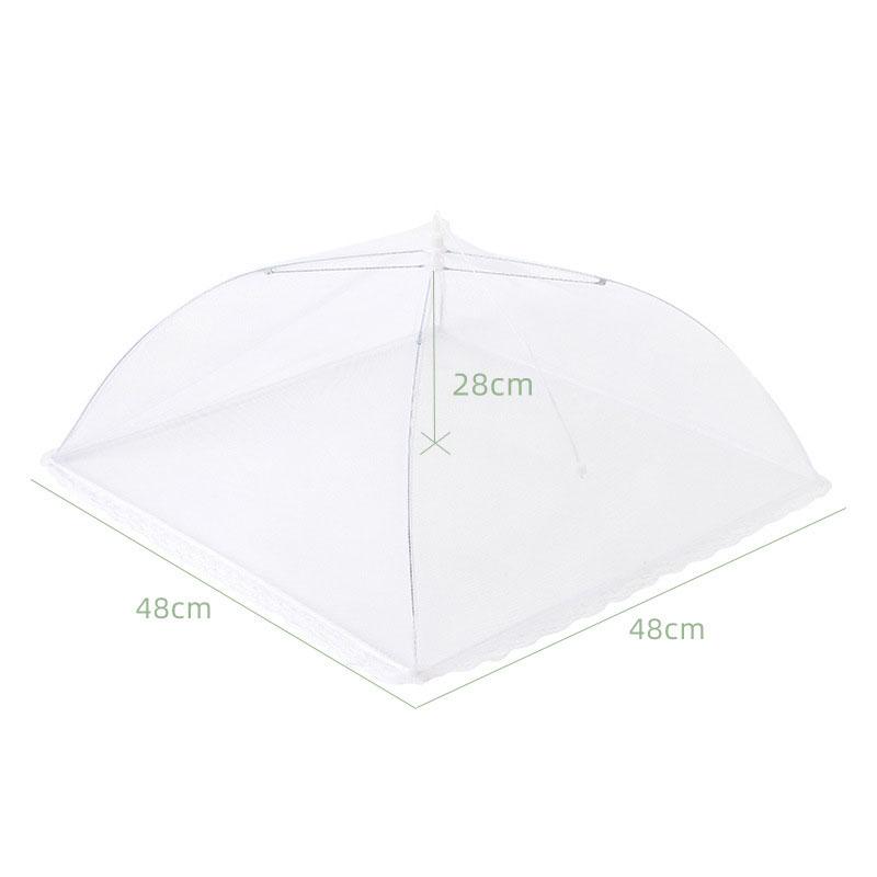 

Складной сетчатый чехол для еды, противомоскитный чехол для еды, зонтик от насекомых, овощей, фруктов, дышащий чехол для кухни, аксессуары