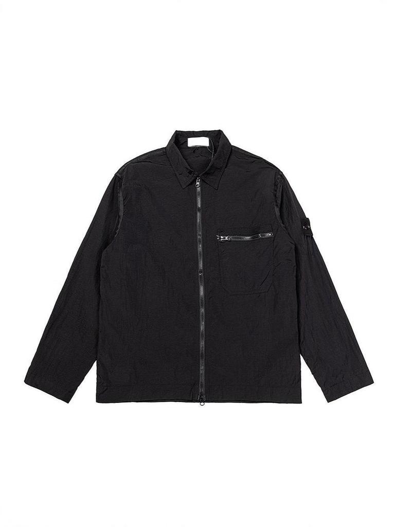 Unisex Lightweight Softshell Jacket - Nylon, Casual, Zipper, Functional Workwear for Spring/Autumn