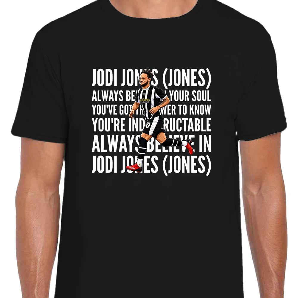 Jodi Jones Player Chant Black Adult T-Shirt Notts County Play Off Winners 26 S