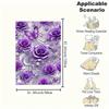 "Purple Rose Butterfly Pearl Wallpapers for iPhone"Blanket Flannel Throw Blanket for Sofa, Bed, Travel, Camping, Office, Couch, Chair, And B