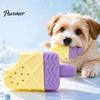 Flexible TPR Teeth Cleaning Toy Dog Cooling Chew Toy, Popsicle Ice Freezer Donut Shape Interactive Training Reusable Freeze for Summer Heat