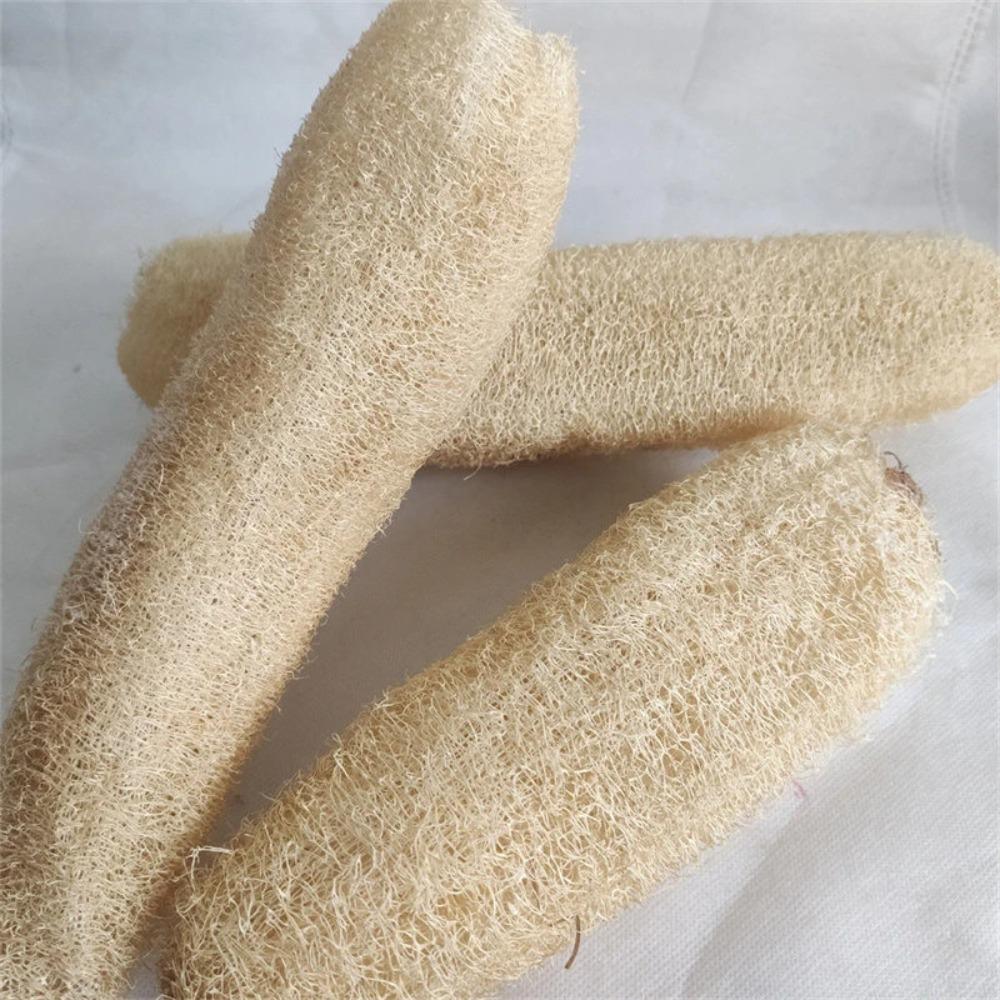HOMZY 1pcs Natural Loofah Sponge Multi-purpose Cleaning Tool for Kitchen Bathroom Scrubber for Daily Cleansing Wash Body Scrubber Spa