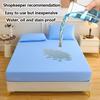 1pc Waterproof Mattress Protector Breathable Mattress Cover Anti-mite Anti-bacterial Fitted Bed Sheet (No Pillowcase)