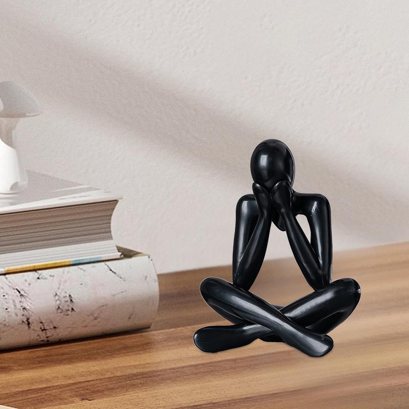 Thinker Abstract Statues Sculptures Figurine Living Room Home Decor Desk Ornaments