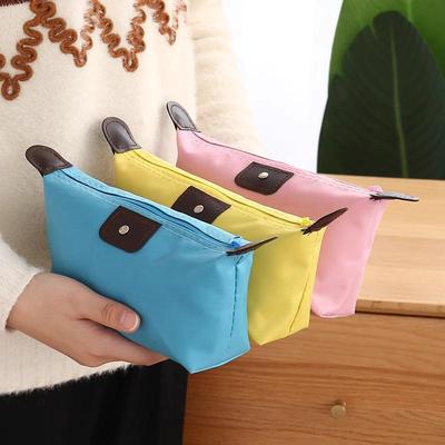 Compact Waterproof Travel Makeup Bag - Multifunctional, Large Capacity for Lipstick and Toiletries