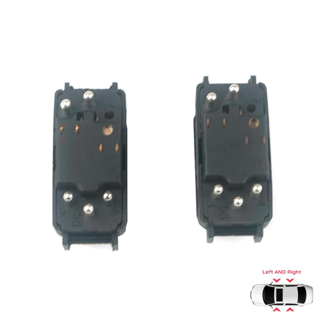 BDP631+BDP632 Center Console Control Window Switch 5-Pin Left Right For Mercedes W124 A124 C124 S124 W126 C126 W463 W201 190