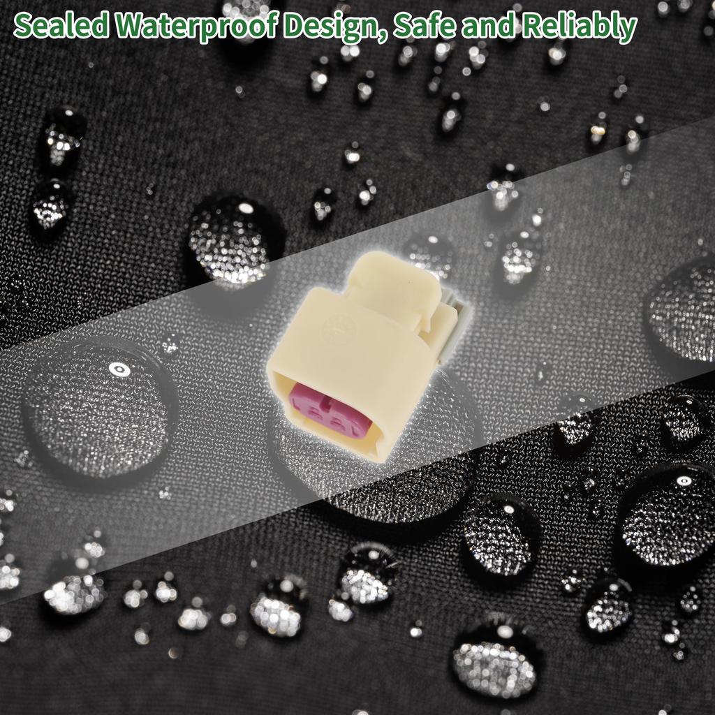 Conector Plug Senzor de Detonare Motoforti Plastic Cupru Cositorit Conector Terminal Fir Femelă pentru Chevrolet 13580877 Bej Impermeabil