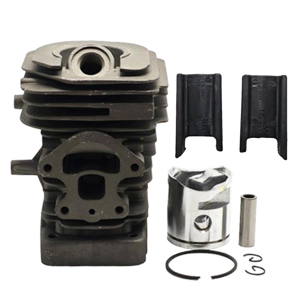 39mm Cylinder Piston Set for Husqvarna 240 240E 235E 235 236 236E Crank Bearing Seal Gasket Kit Chainsaw AV Buffer Mount Spring