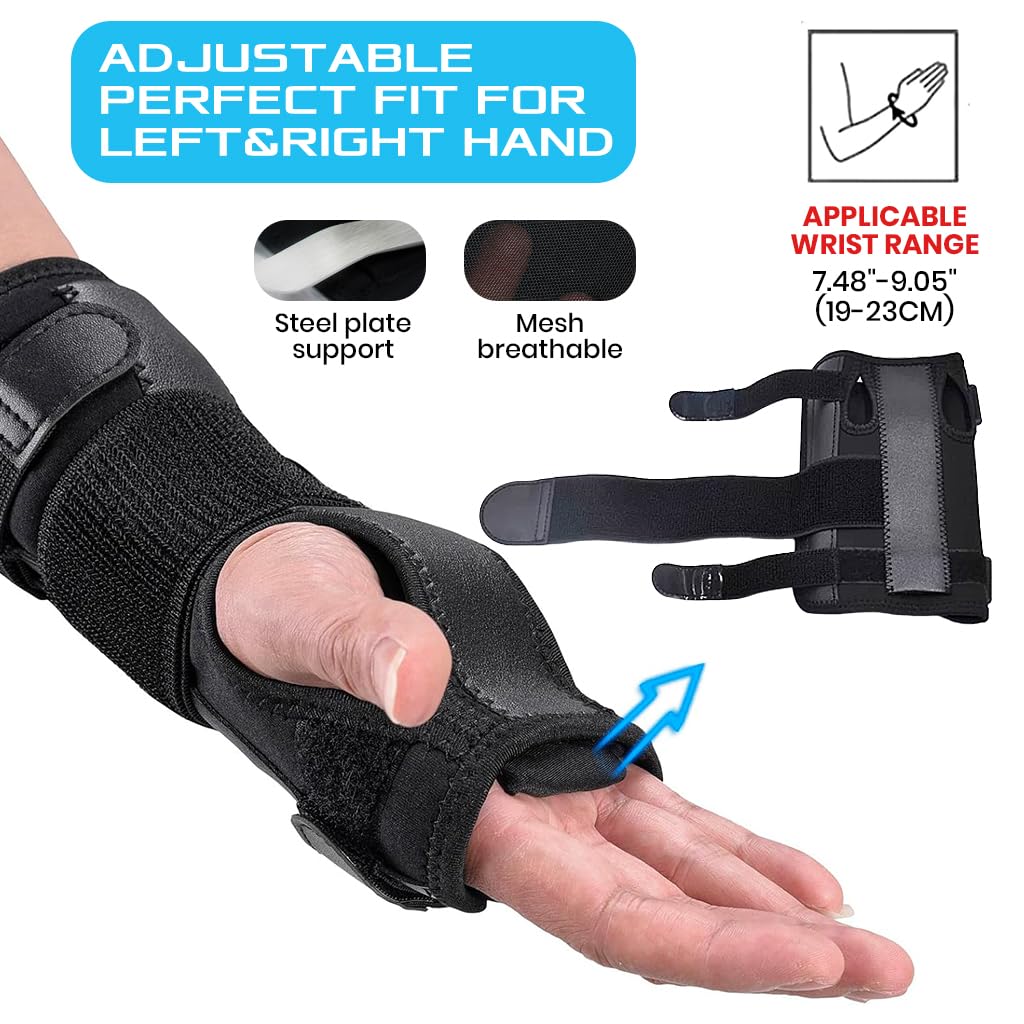 Hannea Wrist Brace, Adjustable Compression for Carpal Tunnel Support