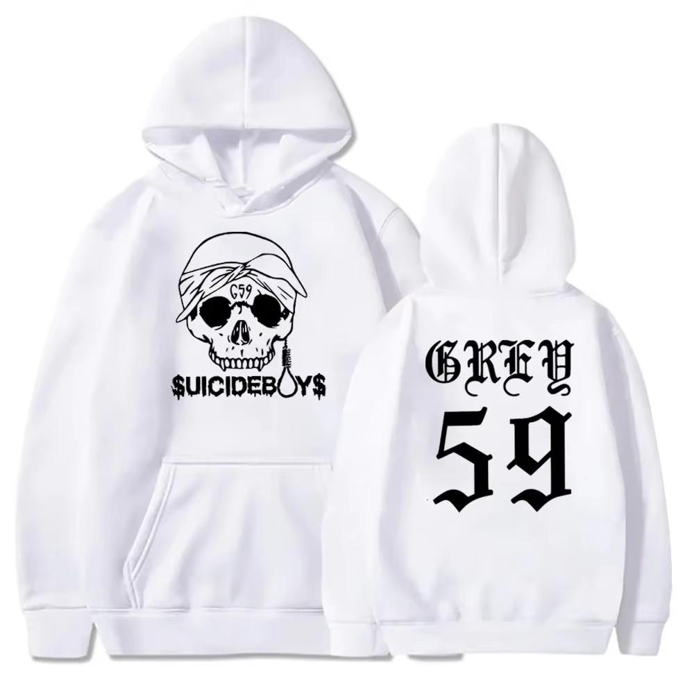 2025 Suicideboy G59 Bluza Merch Styl Retro Odzież Sportowa Sweter Unisex Hip Hop Luźny Streetwear