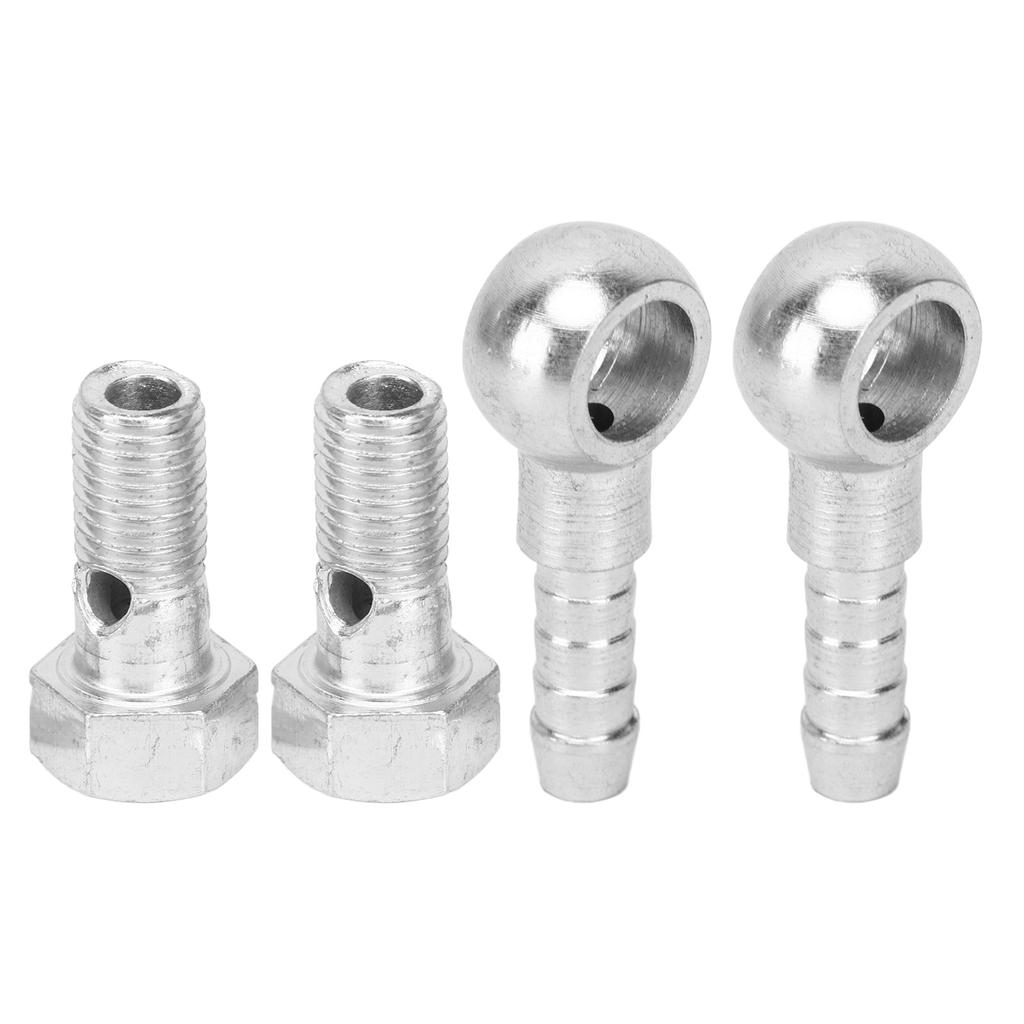 M8 Turbolader Banjo Slangebolt Bremseledningsfittings Adaptere Skiver Rustfritt stål for 4‑5mm Drivstoffoljeslanger