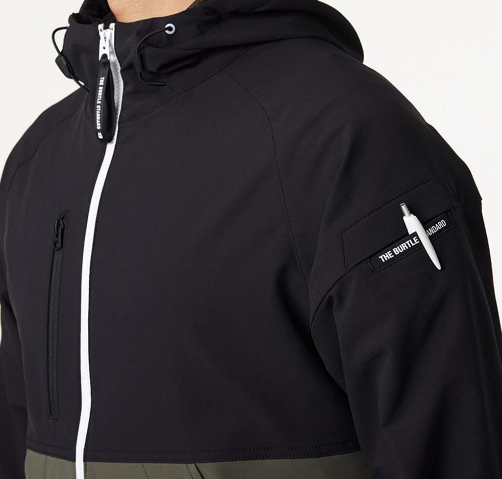 BURTLE Parka Jacket For Black 9505 35 M (Unisex) Autumn/Winter