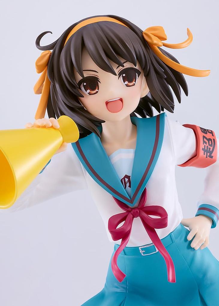 Good Smile Company The Melancholy of Haruhi Suzumiya POP UP PARADE Haruhi Suzumiya L size Plastic painted finished product Includes dedicated base