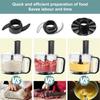 Food Processor, 6-in-1 Food Processor and Blender Multifunctional for Chopping,Slicing,Shredding and Kneading Dough