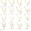 Retro Gold-Plated Double-Layer Butterfly and Pearl Pendant Necklace