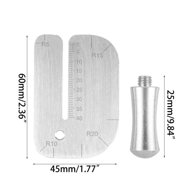 

Leather Traction Board DIY Practical Cutting Ruler Stainless Steel Hand Tools Leather Cutting Auxiliary Accessories Auxiliary