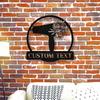 Custom Metal Sign for Hair Salon - Floral Hairstylist Decor Personalized Wall Art