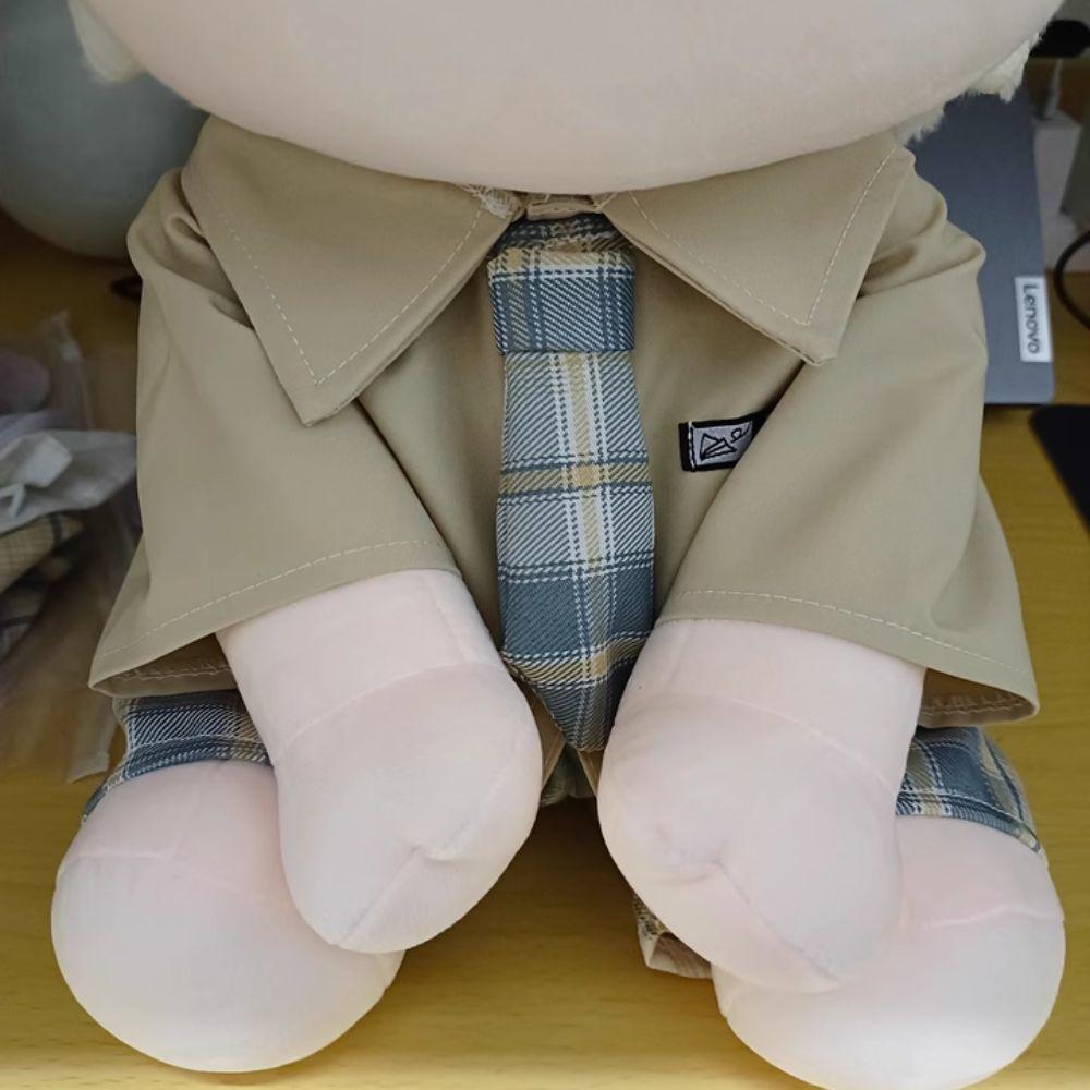 Dress Up Doll Shirt Pants JK Uniform Cotton Doll Outfit 40cm Cotton Doll Clothes Dressing Game