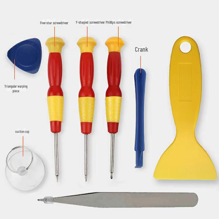 Multi-Tool Screwdriver Set for Phone Repair: Battery, Screen, Case Removal for Apple & Android Devices