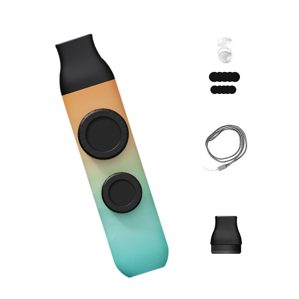 Kazoo Compact with Replacement Mouthpiece and Lanyard Mouth Flute Adjustable Tone for Music Lovers Kids Adults Children Gift