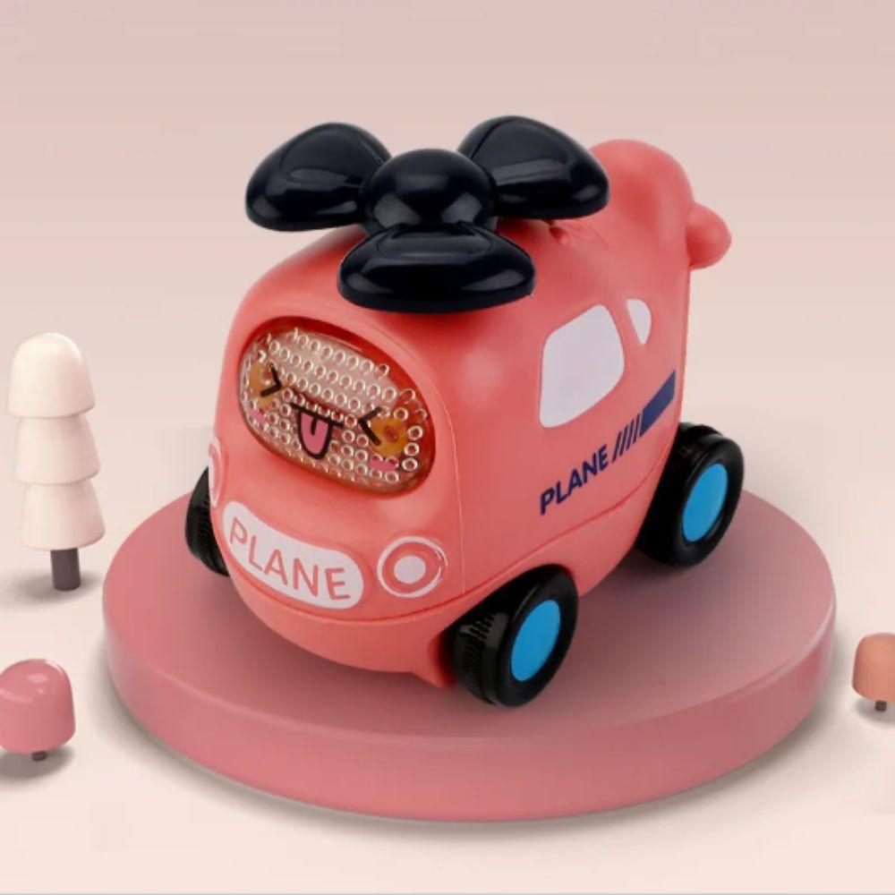 Real Lighting Pull Back Car Anti-Collision Inertia Car Educational Toy Early Learning