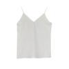 Sommer V-Ausschnitt Spitze Träger Weste Damenmode Elegant Unterhemd Locker Unterhemd Basic Süß Weiß Lässig Einfache Oberteile