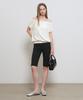 GENERALIDEA Cap Sleeve Shirred T-Shirt [Ivory] / Gf2Lts512