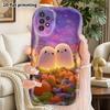 Phone Case: 2D Flat Samsung Galaxy A34 A35 M05 M06 S20 S22 S21 FE Plus 5G Protective Case, Couples Style, Pumpkin Field Scene, Christmas and Halloween