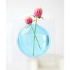 +d Flower Vase Kaki Blue DA-1050-BL [Floating Single Flower Vase]