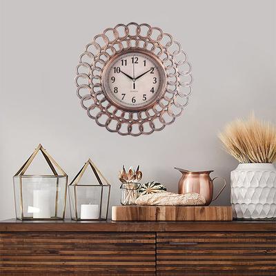 47CM Retro Quarz Uhr Einfache Kreative Wohnzimmer Kunstuhr Nostalgische Stille Kunst Wanduhr