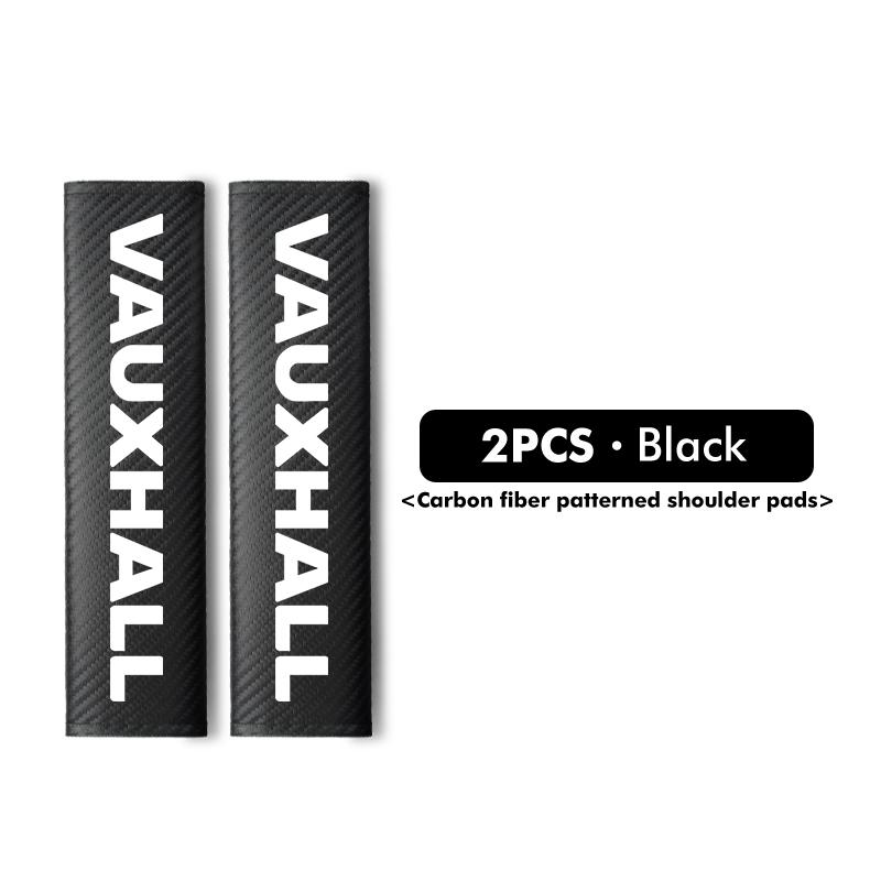 Carbon Car Safety Seat Belt Shoulder Pad Protection Cover For Vauxhall Zafira Vectra Vivaro Corsa D Astra G J H