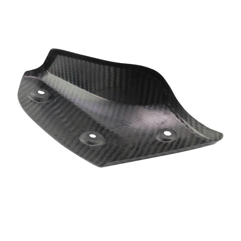 NEW-Carbon Fiber Front Exhaust Pipe Guard Protector Decorative Cover For YAMAHA T-MAX 560 530 Tmax560 Tmax530 17-21