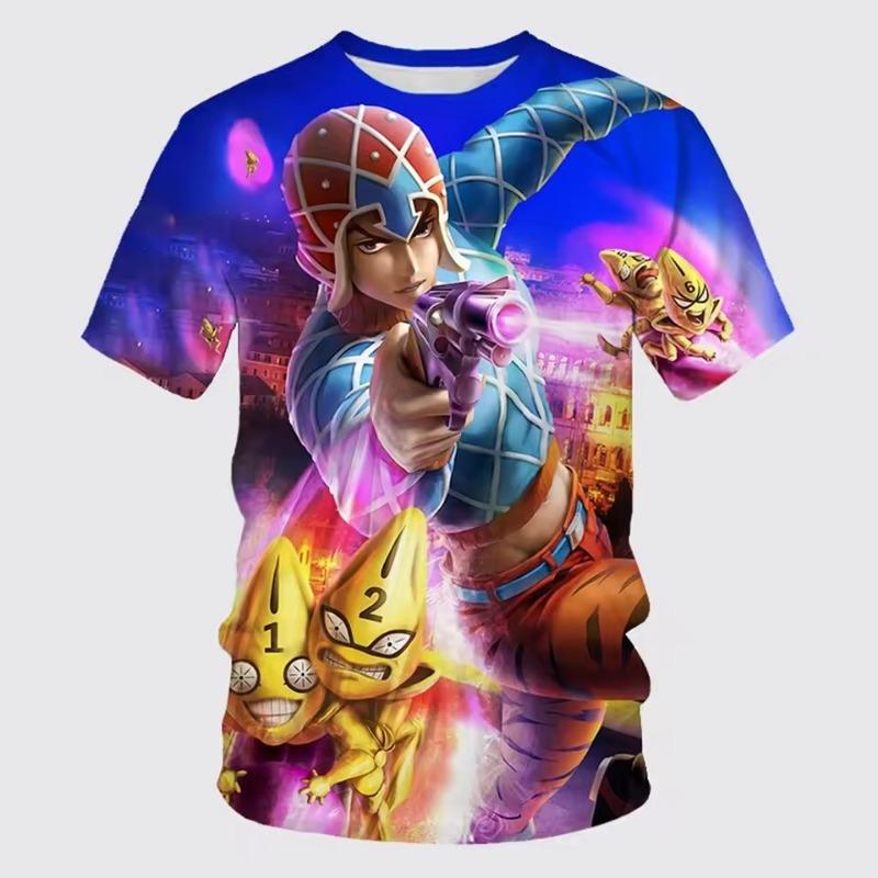 

Летняя мода Мужская футболка с 3D-принтом Харадзюку Нейтральный хип-хоп Повседневный Крутой и удобный топ с короткими рукавами 6XL