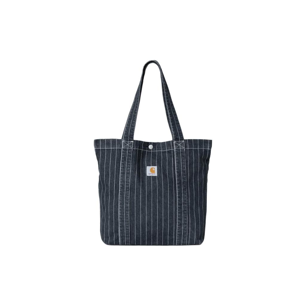 New Carhartt WIP Cotton Tote Bag, Shopping Bag, Shoulder Bag, Handbag Men's Black & White I0330071XX06