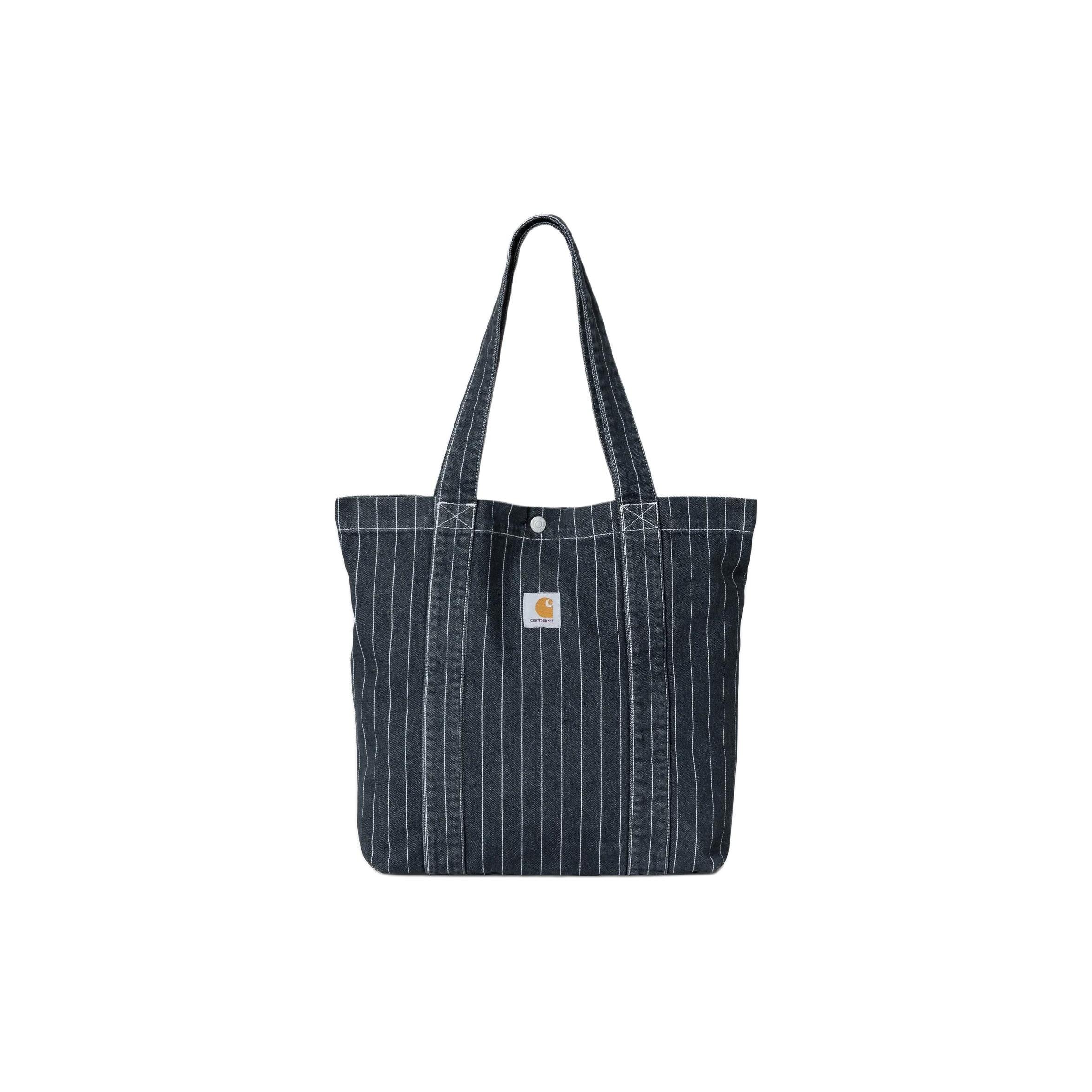 

Новая хлопковая сумка-тоут Carhartt WIP, сумка для покупок, наплечная сумка, дамская сумка, мужская черно-белая I0330071XX06 41.1*10.9*46.0CM