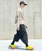 ANDEND Vintage Bag Boots Cargo Shorts_Black