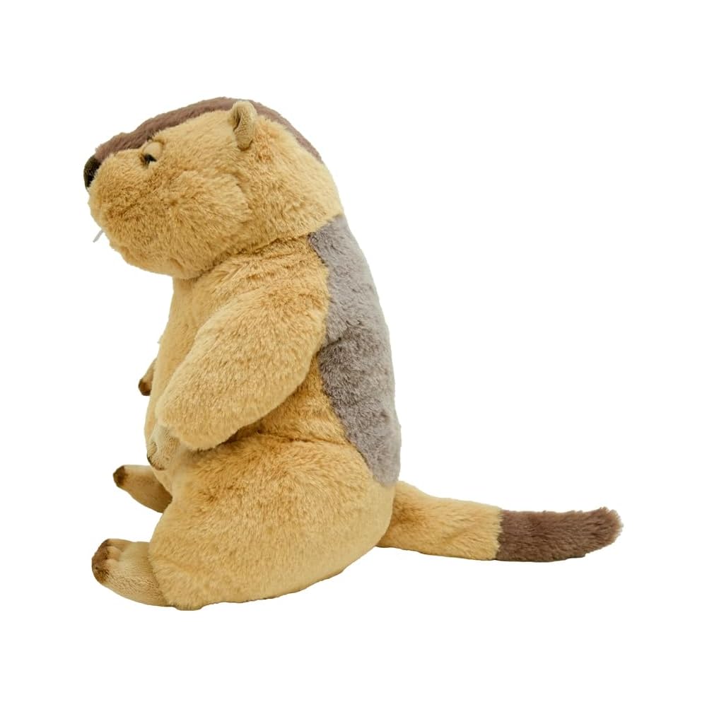 Sunlemon Fluffies Marmot Plush Toy 15.5x25x22cm Cute Animal Stuffed Toy