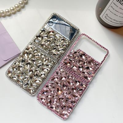 Per Samsung Flod6 Custodia per Telefono con Strass per Samsung ZFlip7 Lusso di Alta Gamma da Donna Pieghevole Ins di Nicchia