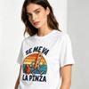 Se Me Va La Pinza Tshirt Funny Spanish Quote Retro Rainbow Graphic Tee Casual Black White Top For Unisex Unisex